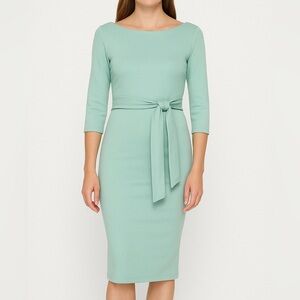 ⚪️ See You Monday Ribbed Knit Midi Dress in Mint | Size L